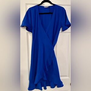 Pigalle Ruffle Wrap Dress
